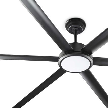 FARO 34203-130 - LED-plafondventilator ROTTERDAM XL LED/32W/230V zwart diameter 200 cm + afstandsbediening