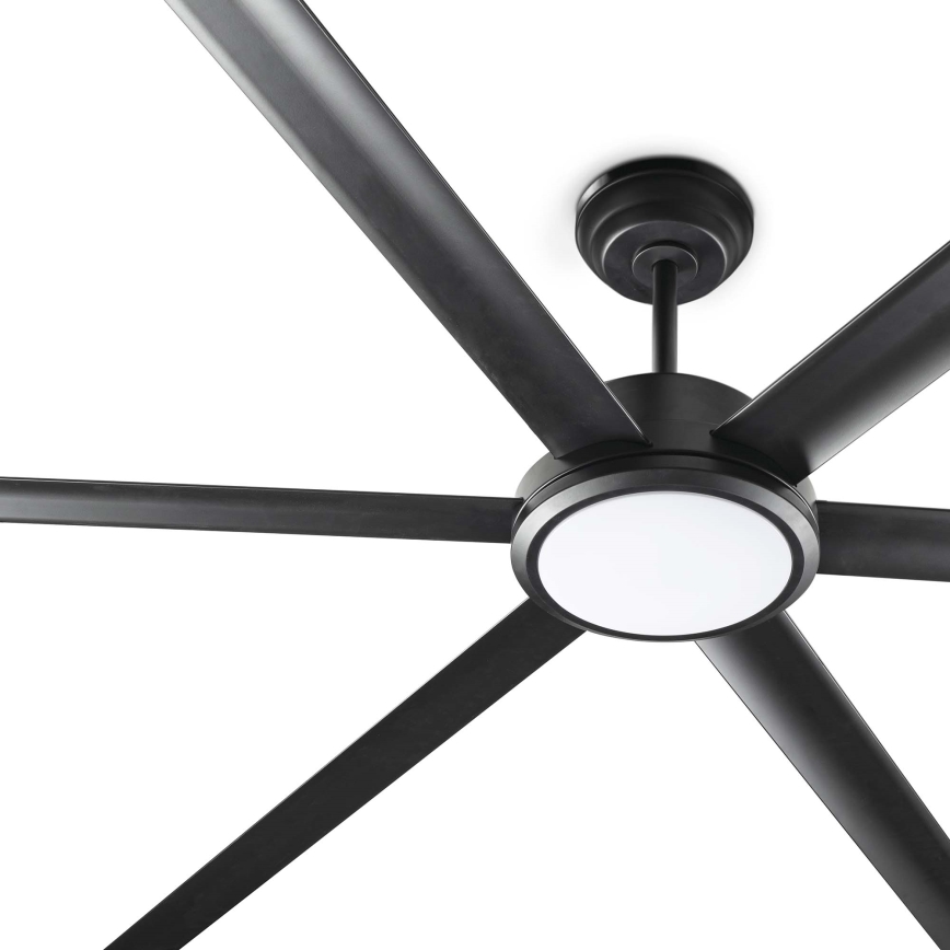 FARO 34203-130 - LED-plafondventilator ROTTERDAM XL LED/32W/230V zwart diameter 200 cm + afstandsbediening