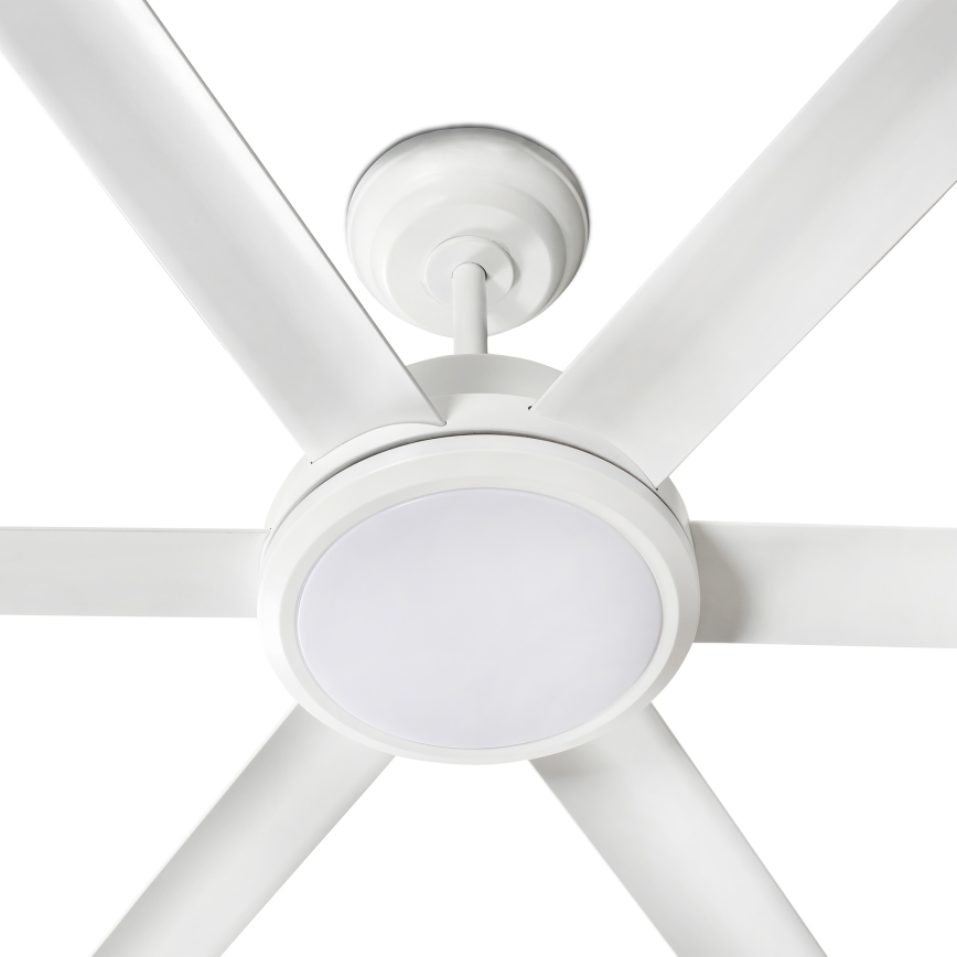 FARO 34206-130 - Ventilateur de plafond à intensité variable ROTTERDAM XXL LED/32W/230V blanc d. 250 cm + Télécommande