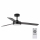 FARO 34261 - Ventilateur de plafond BARTH LED/24W/230V noir + télécommande