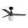 FARO 34278-11L - Ventilateur de plafond KLIM S 1xE27/15W/230V bois/noir d. 92,5 cm + télécommande