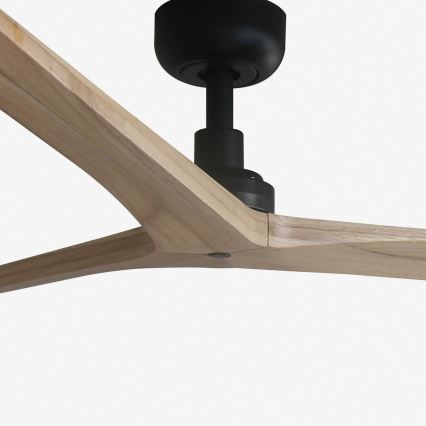 FARO 34282 - Ventilateur de plafond KLIM L marron/noir d. 150 cm + télécommande