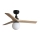 FARO 34284-11L - Plafondventilator KLIM S 1xE27/15W/230V hout/zwart diameter 92,5 cm + afstandsbediening