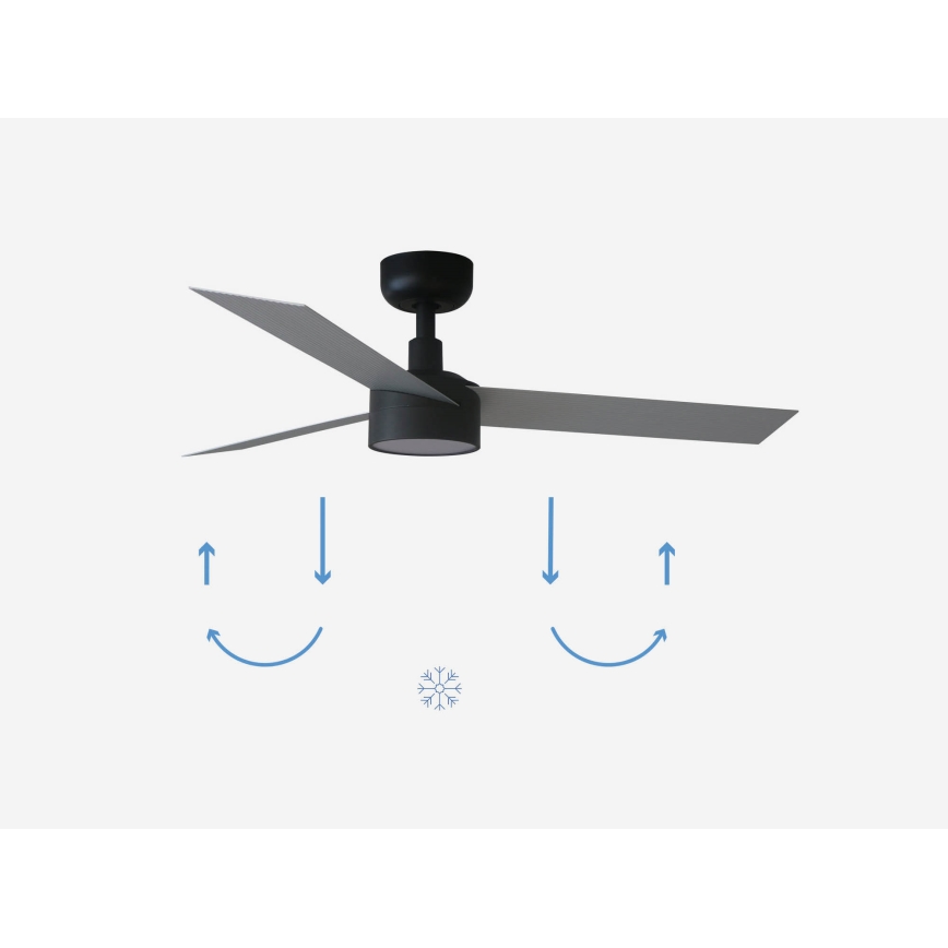 FARO 34285-1TW - LED dimbare plafondventilator CRUISER S LED/18W/230V 2700/4000/6500K Ø 106 cm + afstandsbediening