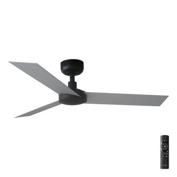 FARO 34285 - Plafonnier CRUISER S noir d. 106 cm + télécommande