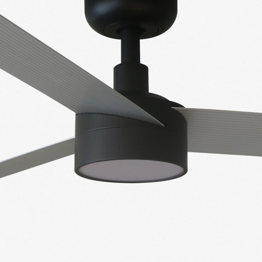FARO 34286-1TW - Ventilateur de plafond à intensité variable CRUISER L LED/18W/230V 2700/4000/6500K d. 132 cm noir/gris + télécommande