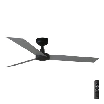 FARO 34286 - Plafondventilator CRUISER L zwart pr. 132 cm + afstandsbediening