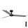 FARO 34286 - Plafondventilator CRUISER L zwart pr. 132 cm + afstandsbediening
