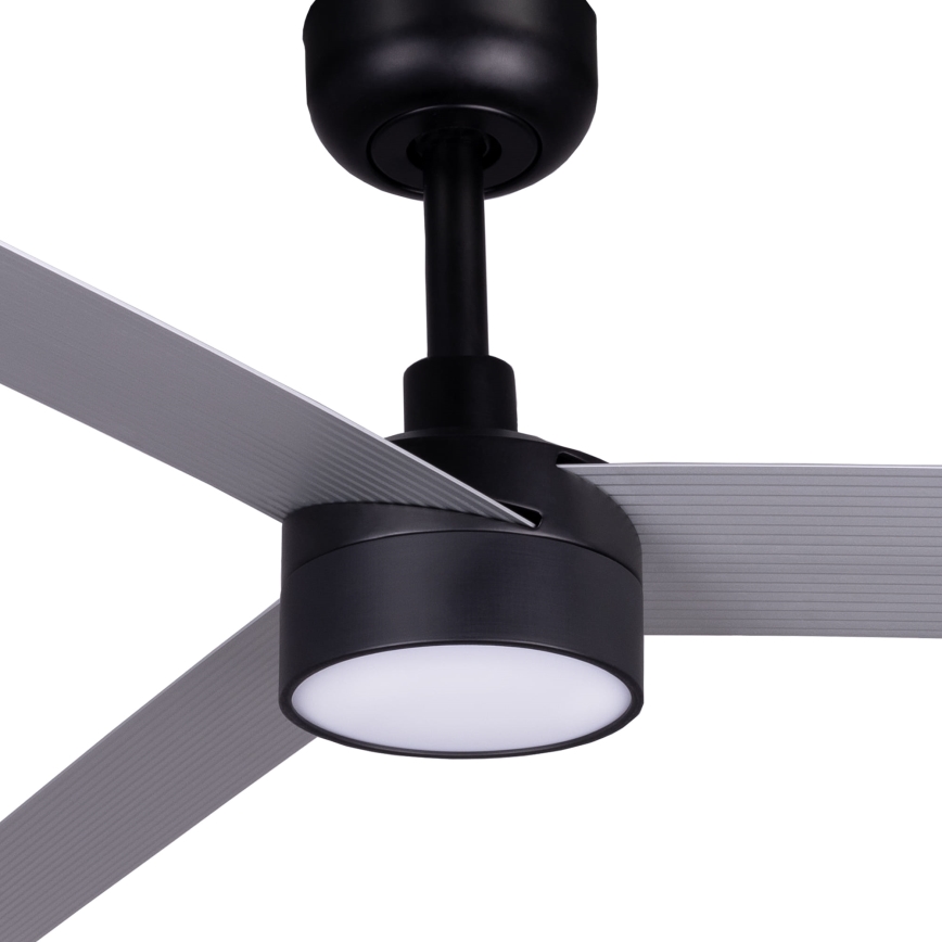 FARO 342871S - Ventilateur de plafond dimmable à LED CRUISER XL LED/18W/230V 2700/3000/4000K Ø 160 cm gris/noir + télécommande