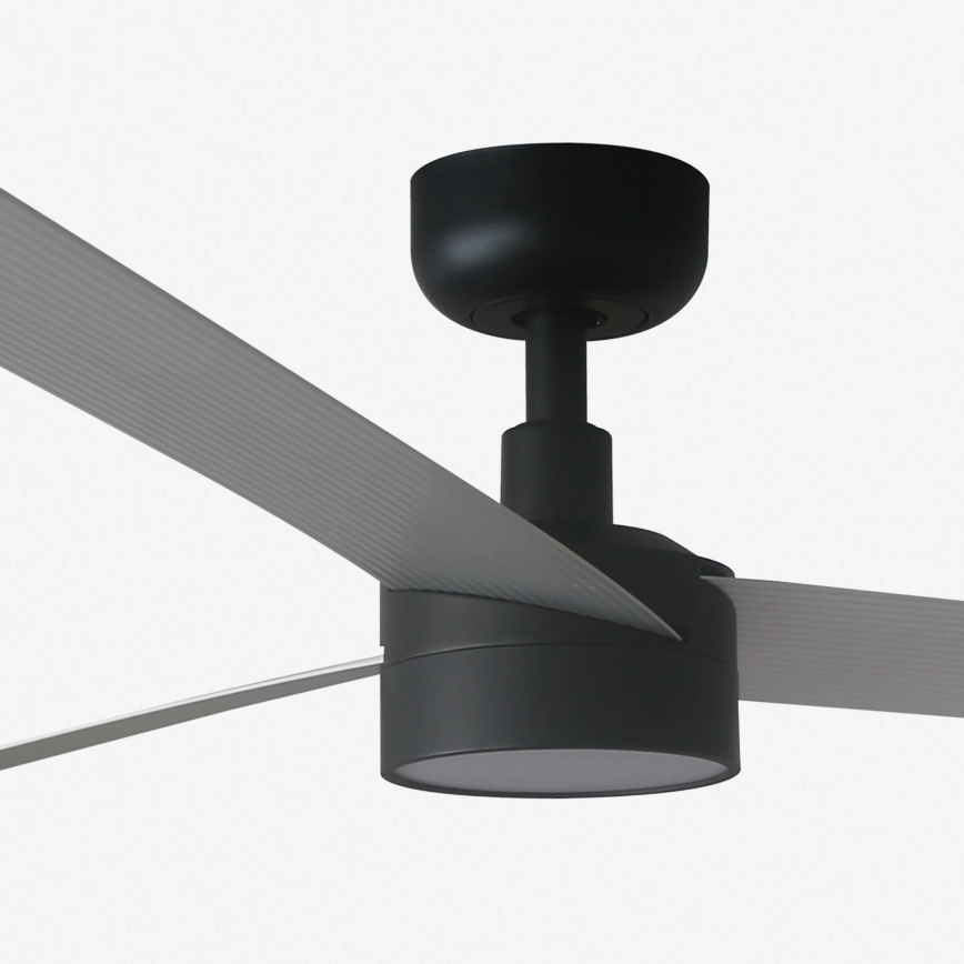 FARO 34287WT1S - Ventilateur de plafond LED dimmable CRUISER XL LED/18W/230V 2700/3000/4000K Ø 160 cm gris/noir Wi-Fi Tuya + télécommande