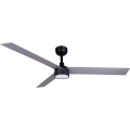 FARO 34287WT1S - Ventilateur de plafond LED dimmable CRUISER XL LED/18W/230V 2700/3000/4000K Ø 160 cm gris/noir Wi-Fi Tuya + télécommande