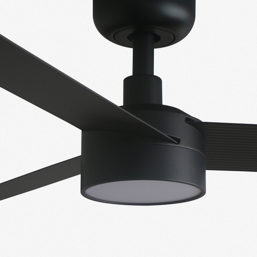 FARO 34289-1TW - Ventilateur de plafond à intensité variable CRUISER S LED/18W/230V 2700/4000/6500K d. 106 cm noir + télécommande