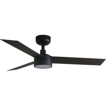 FARO 34289WT1S - Ventilateur de plafond LED à intensité variable CRUISER S LED/18W/230V 2700/3000/4000K diam. 106 cm noir Wi-Fi Tuya + télécommande