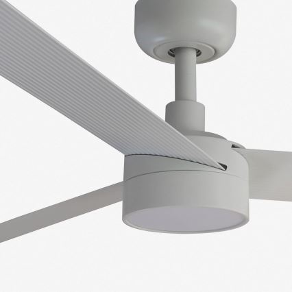 FARO 34290-1TW - Ventilateur à intensité variable CRUISER LED/20W/230V 2700/4000/6500K d. 132 cm blanc + télécommande