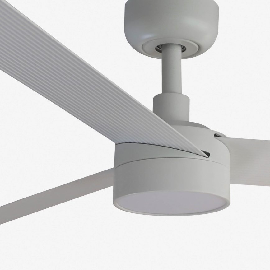 FARO 34290WT1S - Ventilateur de plafond LED dimmable CRUISER L LED/18 W/230 V 2700/3000/4000 K Ø 132 cm blanc Wi-Fi Tuya + télécommande