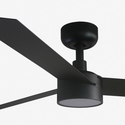 FARO 34291-1TW - Ventilateur de plafond à intensité variable CRUISER LED/20W/230V 2700/4000/6500K d. 132 cm noir + télécommande