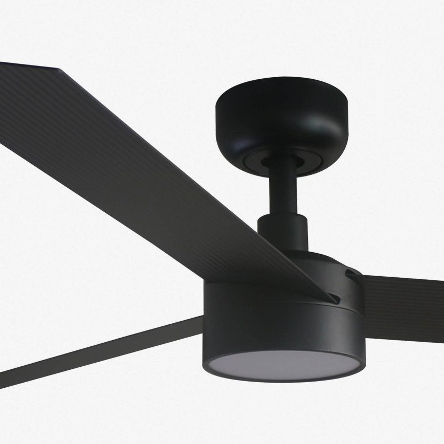FARO 34291-1TW - Ventilateur de plafond LED dimmable CRUISER LED/20W/230V 2700/3000/4000K Ø 132 cm noir + télécommande