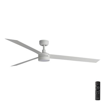 FARO 34292-1TW - Ventilateur à intensité variable CRUISER LED/20W/230V 2700/4000/6500K d. 160 cm blanc + télécommande