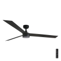 FARO 34293-1TW - Ventilateur de plafond LED dimmable CRUISER XL, 18 W / 230 V, 2700/3000/4000 K, Ø 160 cm, noir + télécommande