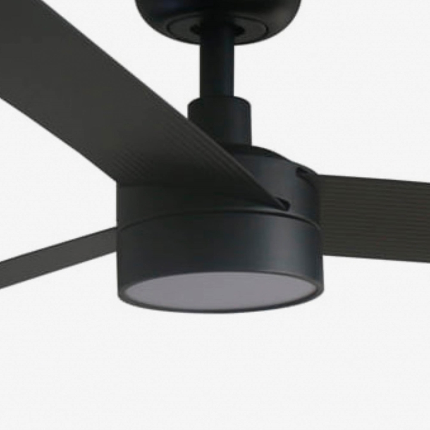FARO 34293WT1S - Dimbare LED-plafondventilator CRUISER XL LED/18W/230V 2700/3000/4000K Ø 160 cm zwart Wi-Fi Tuya + afstandsbediening
