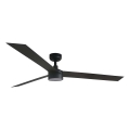 FARO 34293WT1S - Ventilateur de plafond dimmable LED CRUISER XL LED/18W/230V 2700/3000/4000K Ø 160 cm noir Wi‑Fi Tuya + télécommande