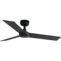 FARO 34296WT - Plafondventilator RUDDER S zwart/bruin diameter 106 cm Wi-Fi Tuya + afstandsbediening