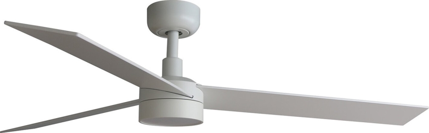 FARO 34297WT-1TW - Ventilateur de plafond à intensité variable RUDDER L LED/18W/230V 2700/4350/6000K blanc d. 132 cm Wi-Fi Tuya + Télécommande