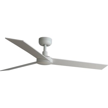 FARO 34297WT - Plafondventilator RUDDER L wit/beige diameter 132 cm Wi-Fi Tuya + afstandsbediening