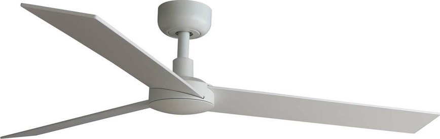 FARO 34297WT - Ventilateur de plafond RUDDER L blanc/beige d. 132 cm Wi-Fi Tuya + Télécommande
