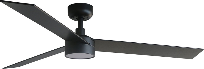 FARO 34298WT-1TW - Ventilateur de plafond à intensité variable RUDDER L LED/18W/230V 2700/4350/6000K noir d. 132 cm Wi-Fi Tuya + Télécommande