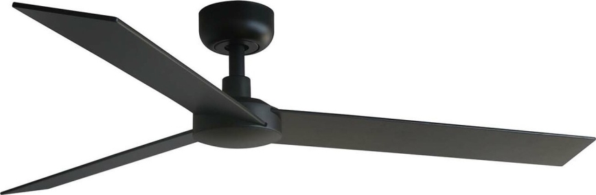 FARO 34298WT - Plafondventilator RUDDER L zwart/wengé diameter 132 cm Wi-Fi Tuya + afstandsbediening