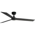 FARO 34298WT - Ventilateur de plafond RUDDER L noir/wenge d. 132 cm Wi-Fi Tuya + Télécommande