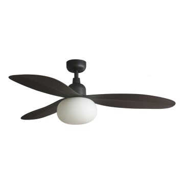 FARO 34301-11L - PALMA plafondventilator 1xE27/15W/230V bruin Ø 129 cm IP44 + afstandsbediening
