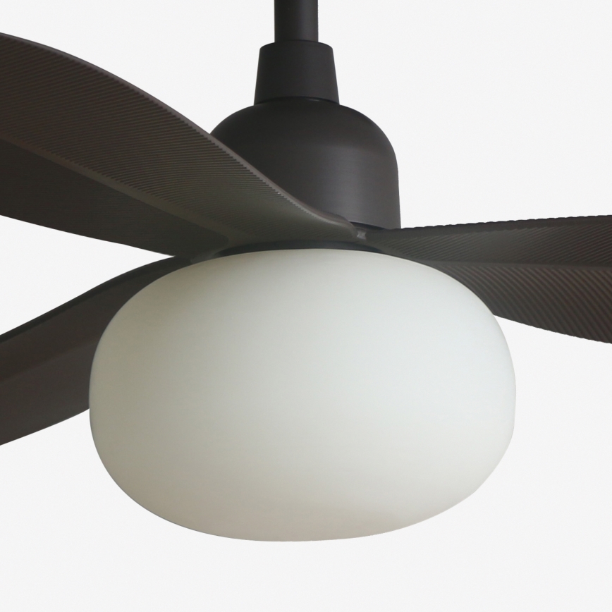 FARO 34301-11L - PALMA plafondventilator 1xE27/15W/230V bruin Ø 129 cm IP44 + afstandsbediening