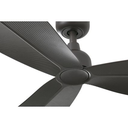 FARO 34301 - Plafondventilator PALMA bruin diameter 129 cm IP44 + afstandsbediening