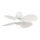 FARO 34315SWT - Ventilateur de plafond dimmable KLOVER S LED/20W/230V 2700/3000/4000K Ø 80 cm blanc Wi‑Fi Tuya + télécommande