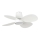 FARO 34315WT - Ventilateur de plafond à intensité variable KLOVER TUB S LED/20W/230V 2700/4000/6500K blanc d. 80 cm Wi-Fi Tuya + Télécommande