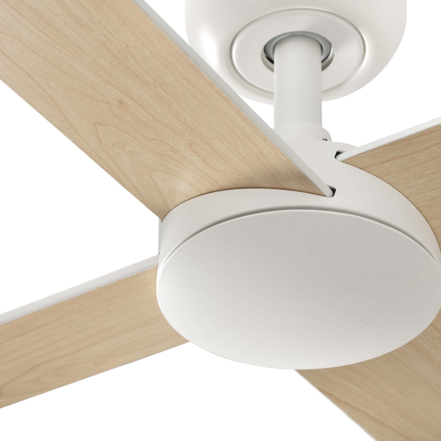 FARO 34355 - Ventilateur de plafond RUDDER L beige/blanc d. 132 cm + Télécommande