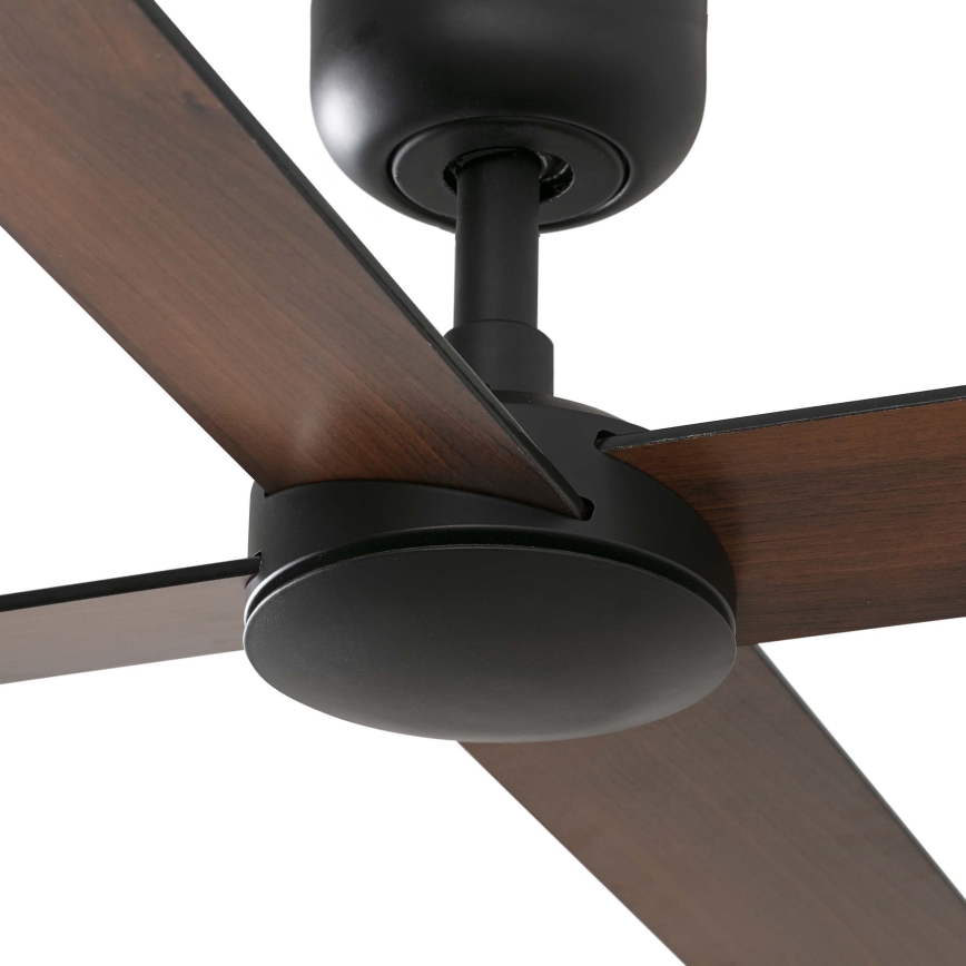 FARO 34356 - Plafondventilator RUDDER L bruin/zwart diameter 132 cm + afstandsbediening