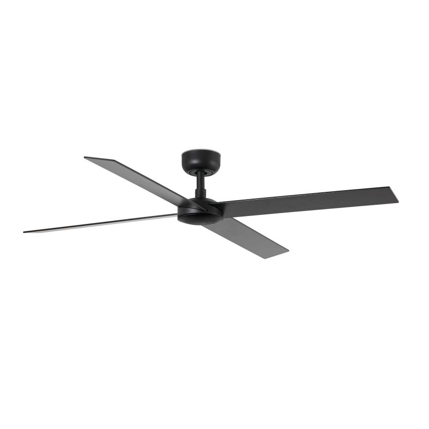 FARO 34356 - Plafondventilator RUDDER L bruin/zwart diameter 132 cm + afstandsbediening