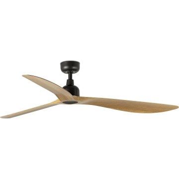 FARO 34360 - Plafondventilator OUTWOOD L bruin/zwart diameter 150 cm IP44 + afstandsbediening