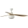 FARO 34361WT-11L - Plafondventilator OUTWOOD L 1xE27/15W/230V bruin/wit diameter 150 cm Wi-Fi Tuya IP44 + afstandsbediening