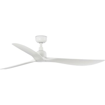 FARO 34363 - Plafondventilator OUTWOOD L wit diameter 150 cm IP44 + afstandsbediening