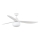 FARO 34363WT-11L - ventilateur de plafond OUTWOOD L 1xE27/15W/230V blanc Ø150 cm Wi-Fi Tuya IP44 + télécommande
