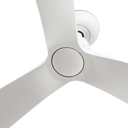 FARO 34363WT - Plafondventilator OUTWOOD L, wit, Ø 150 cm, Wi‑Fi (Tuya), IP44 + afstandsbediening
