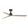 FARO 34371WT - Ventilateur de plafond MARINE M diam. 125 cm marron/noir IP44 Wi-Fi Tuya + télécommande