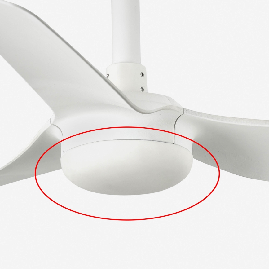 FARO 3R773 - Coque de rechange blanche pour ventilateur MINI PUNT (Ø 12 cm)