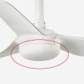FARO 3R773 - Vervangende kap voor ventilator MINI PUNT, Ø 12 cm, wit