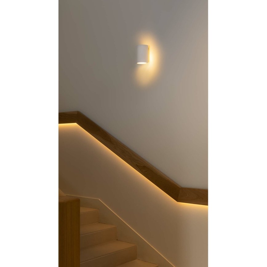 FARO 40522 - Applique murale SOLE 1xGU10/8W/230V blanc arrondi