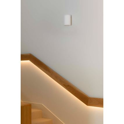 FARO 40522 - Applique murale SOLE 1xGU10/8W/230V blanc arrondi